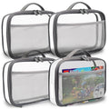 holay 4 Packs PVC Zippered Blocks Set, Board game Storage Organizer Case by OrganizeYourLifeWithholay