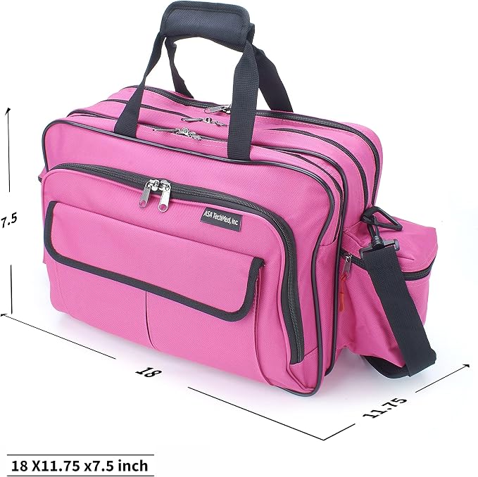 ASA TECHMED Nursing Bag with Compartments – Durable Medical Equipment Shoulder - Image 2