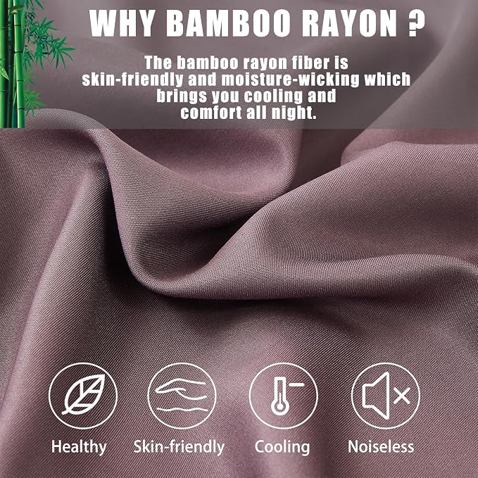 Body Cooling Pillow Cases Cover, Bamboo Rayon Body Pillowcases - Image 3