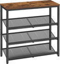 VASAGLE Shoe Rack for Entryway, 4-Tier Shoe Rack Organizer by VASAGLEbySONGMICSHOME