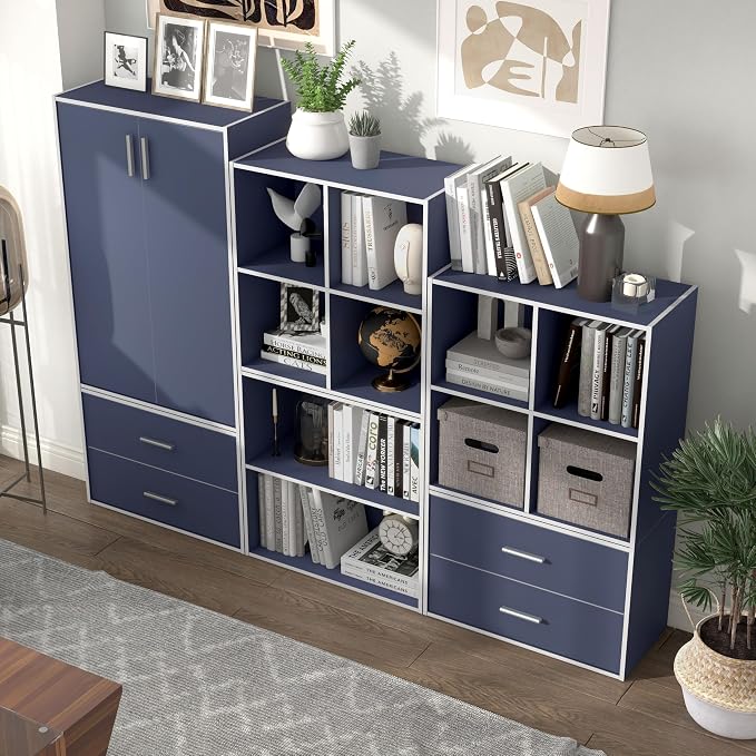 Homes: Inside + Out Apexa 3-Tier Stackable Wood Bookcase - Image 6