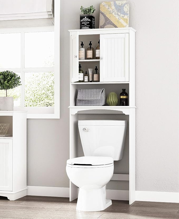 Spirich Over The Toilet Storage Cabinet, Bathroom Shelf Over Toilet, Bathroom - Image 7