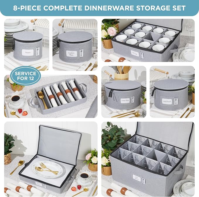 Hard Shell China Storage Containers 8-Piece Set Moving Boxes - Image 6