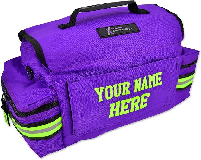 Lightning X Personalized First Responder EMT EMS Trauma Bag w/Stocked First Aid - Image 3