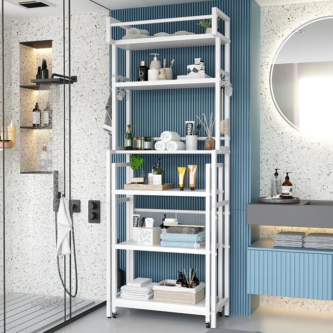 Recaceik 6-Tier Over The Toilet Storage Shelf - Image 3