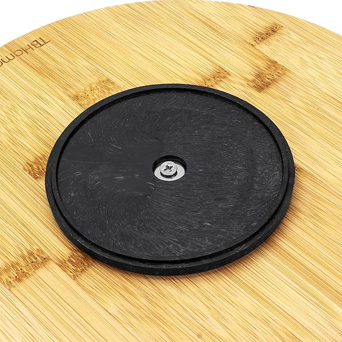 TB Home Lazy Susan Organizer for Cabinet, Pantry or Tabletop – 10" Bamboo - Image 6