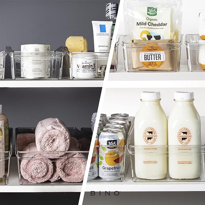BINO | Plastic Storage Bins, X-Large | THE CURVE COLLECTION | Multi-Use - Image 5