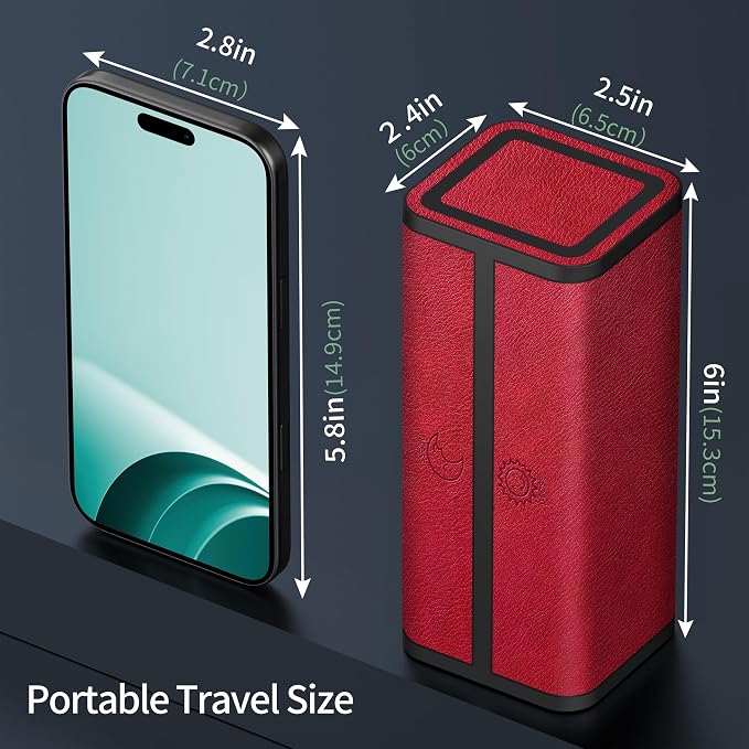 Pill Organizer 2 Times a Day, Am Pm Twice Daily Pill Case, Detachable Large - Image 2