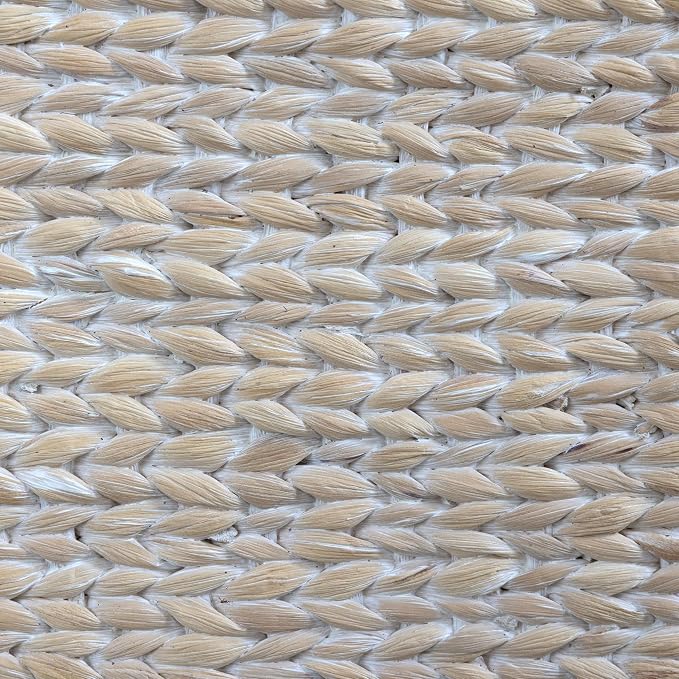 happimess BSK1006D Chett 26.38" Minimalist Hand-Woven Hyacinth/Wood Underbed - Image 6
