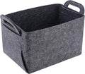 Minoisome Storage Basket Felt Storage Bin Collapsible& Convenient Box Organizer by Unknown