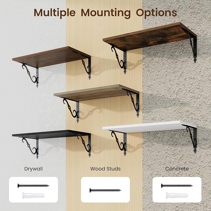RICHFOCUS 12 Inch Deep Floating Shelves - Image 6