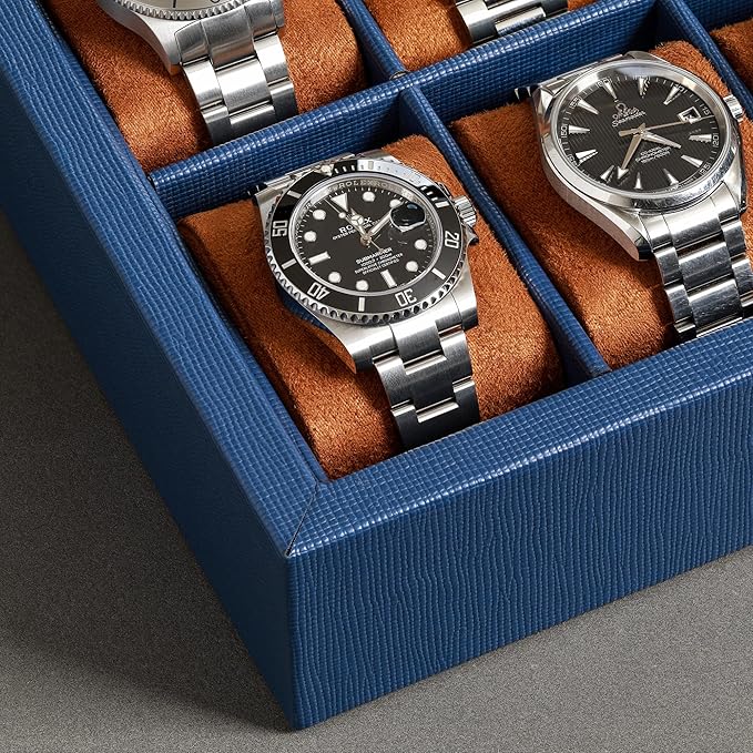 ROTHWELL 10 Slot Leather Watch Box - Image 6