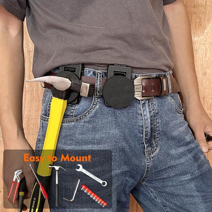 MUTUACTOR Tool Holster Belt Clip, Heavy-Duty Magnetic Tool Holder - Image 5