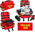Lightning X Personalized First Responder EMT EMS Trauma Bag w/Stocked First Aid by LightningXProducts