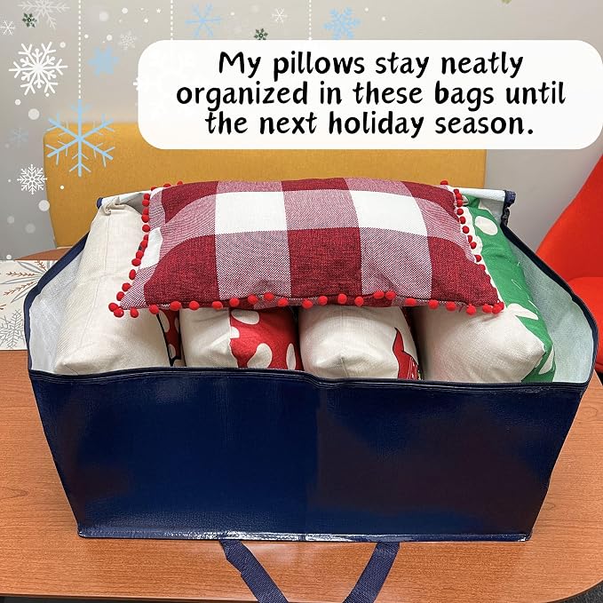 VENO 4 Pack Moving Bags and Large Christmas Decoration Storage Bins - Image 2