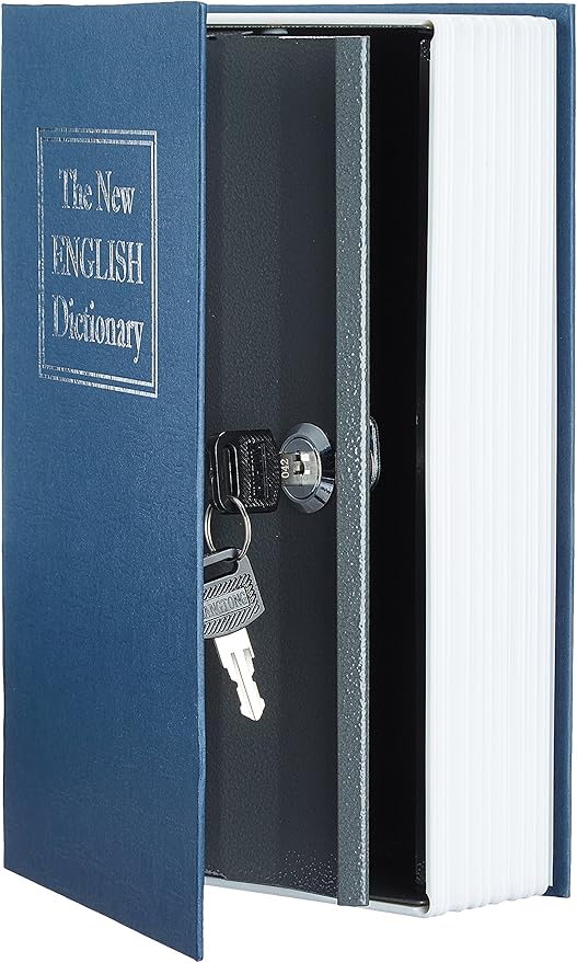 Amazon Basics Book Safe, Money Saving Box, Save - Image 2