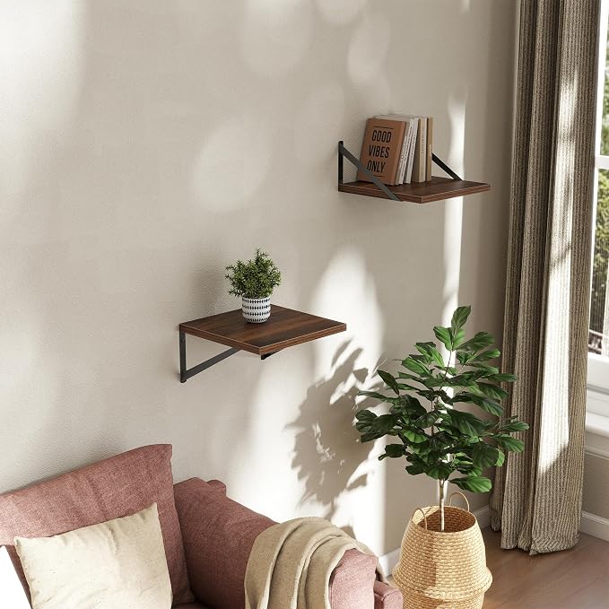 Deep Floating Shelves Wall Mounted, Living Room, Office - Image 2