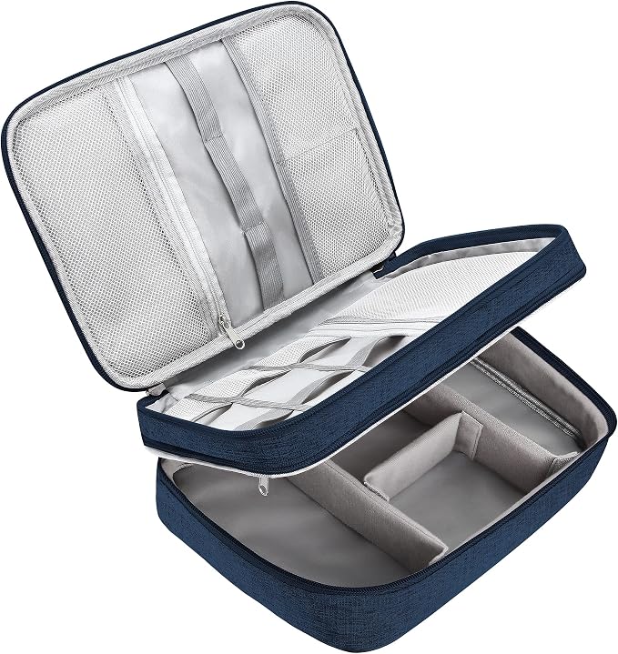 CILLA Electronics Organizer Travel, Travel Cord Organizer Case, Compact by CILLA
