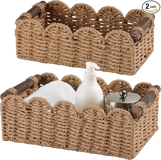 Storage Basket Wicker Baskets for Organizing Toilet Paper Storage Basket for by Unknown