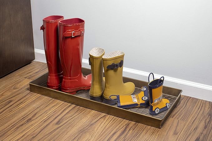 Good Directions Medium Boot Tray, Pebbles Multi-Purpose All Weather Decorative - Image 3