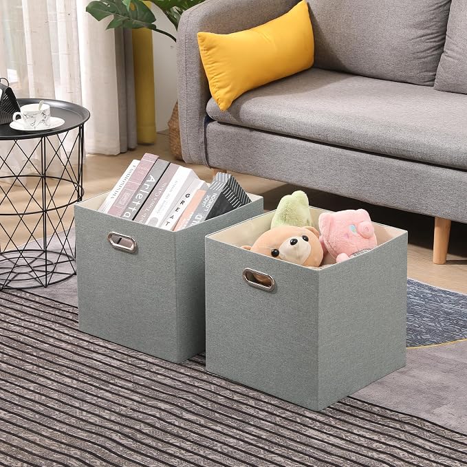 Collapsible Organization Basket Fabric Foldable Box - Image 5