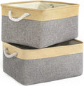 Storage Basket for Organizing - 3 Pack 14x10x7 inch Large Collapsible