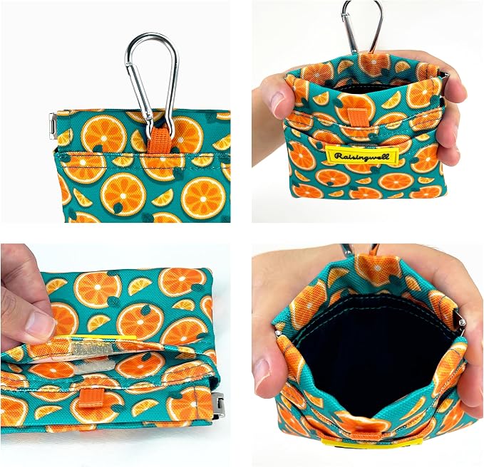Dog Treat Pouch, Cotton Pocket Sized Training Holder, Hand Free Walking Funny - Image 3