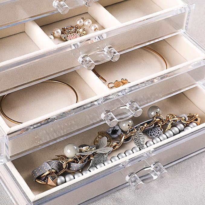 Frebeauty Extra Large Acrylic Jewelry Box - Image 2