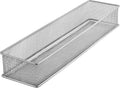 YBM HOME Silver Mesh Drawer Cabinet and or Shelf Organizer Bins, School Supply by YBMHome