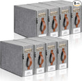 8pack Bed Sheet Organizer, Foldable Linen Closet Organizers and Storage by KitHero