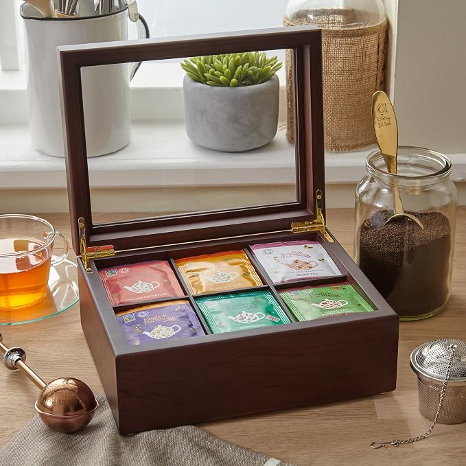 Tea Box - Luxury Wooden Tea Bag Organizer from The Apace Premier Collection - 6 - Image 8