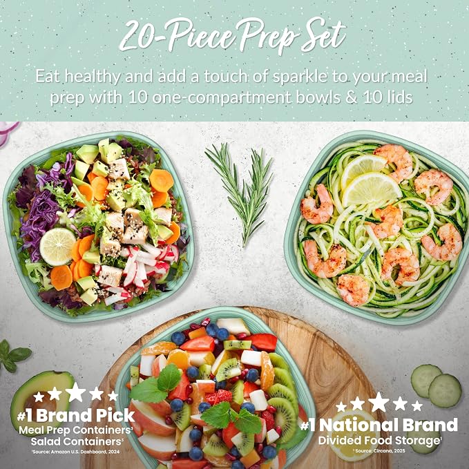 Bentgo Prep - 1-Compartment Bowls - Reusable, Microwaveable - Image 2