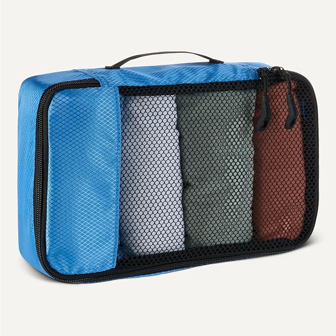 Amazon Essentials 4-Piece Packing Cubes Travel Accessories Set, Luggage - Image 4