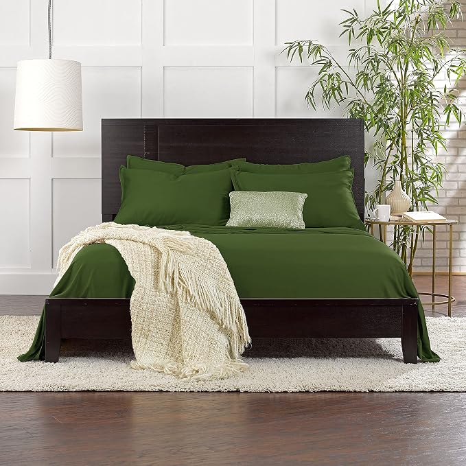 Queen Pillowcases by Pure Bamboo, Genuine 100% Organic Viscose Derived from - Image 6