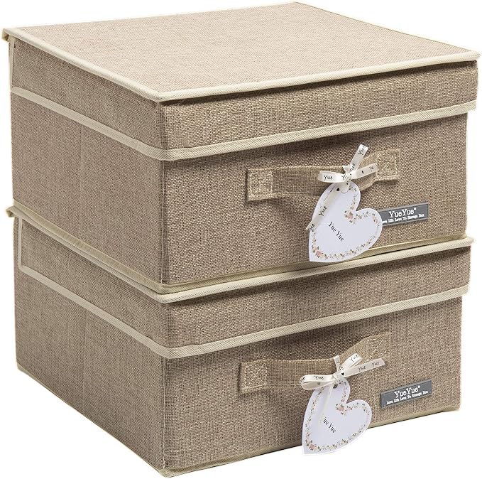 YueYue Foldable Fabric Closet Organizer Bins Box Storage by YueYue