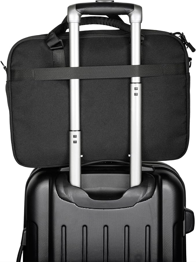 Kenneth Cole Recycled Polyester Slim 16" Laptop Business Briefcase - Image 3