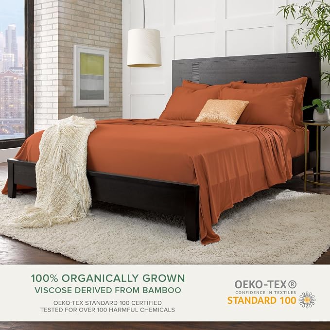 King Pillowcases by Pure Bamboo, Genuine 100% Organic Viscose Derived from - Image 3