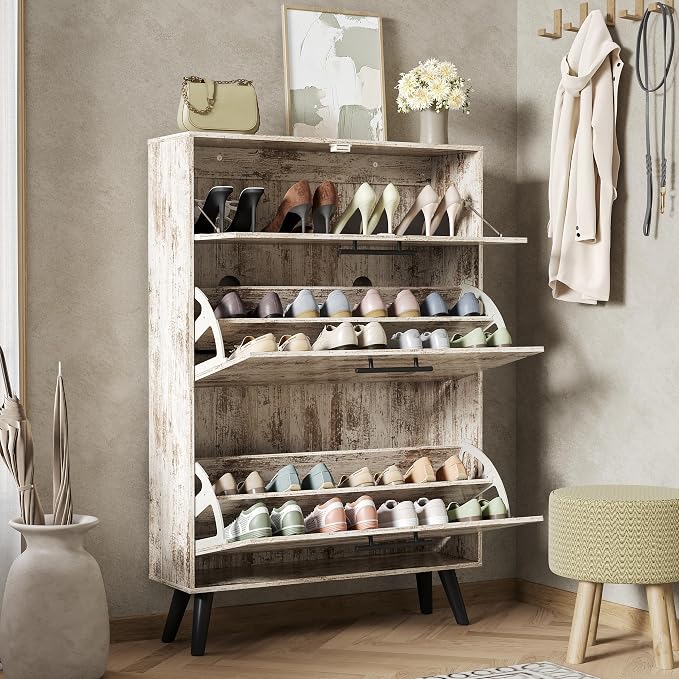 MU Shoe Cabinet Storage for Entryway, Shoe Organizer - Image 4