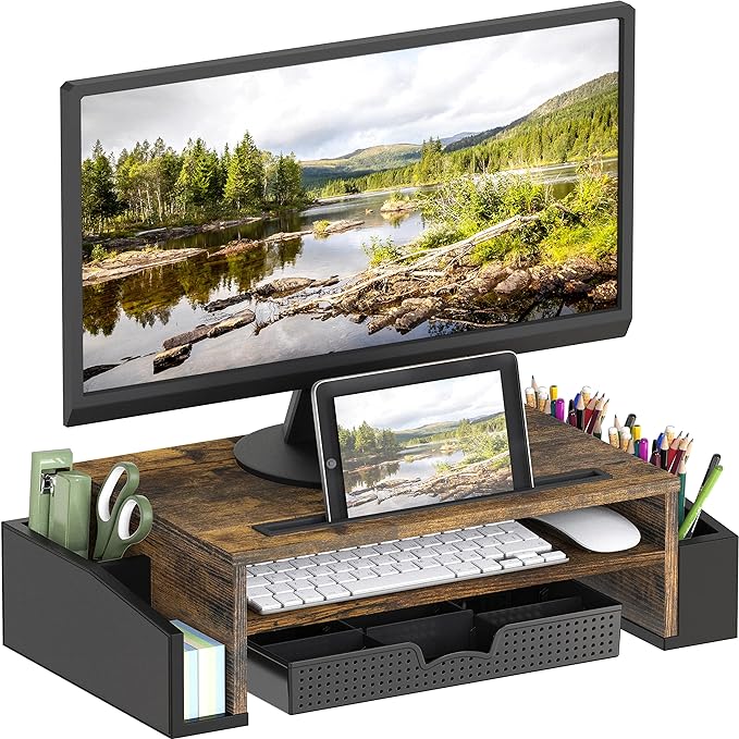 Simple Houseware Desk Monitor Stand Riser by SimpleHouseware