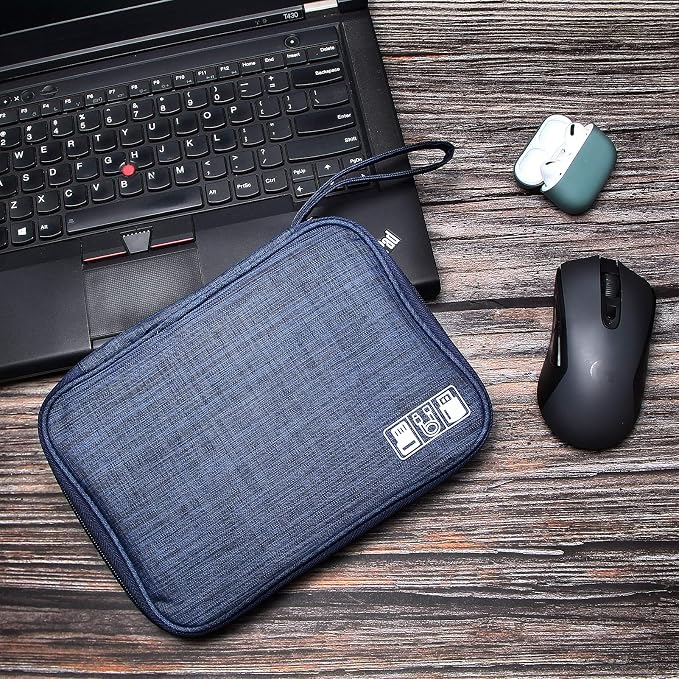 SELLYFELLY Travel Electronics Organizer Portable Cable Organizer Bag - Image 6