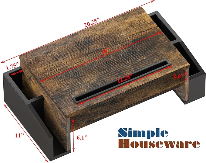 Simple Houseware Desk Monitor Stand Riser - Image 4