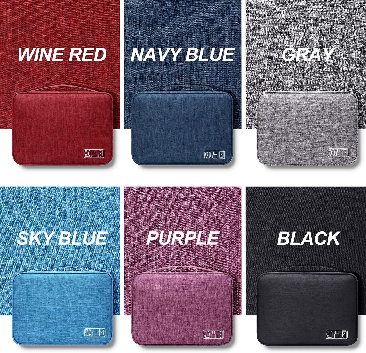 SELLYFELLY Electronic Bag Travel Cable Accessories Bag Waterproof