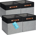 OrganiHaus 12" x 12" x 12" Fabric Storage Bins by OrganiHaus