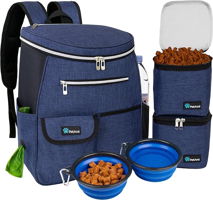 PetAmi Dog Travel Bag Backpack, Airline Approved Dog Bags by PetAmi