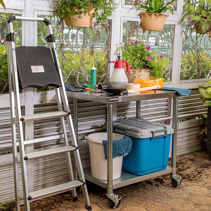 DuraSteel 30x30 NSF Stainless Steel Cart - Image 7