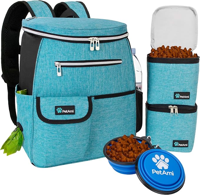 PetAmi Dog Travel Bag Backpack, Airline Approved Dog Bags by PetAmi