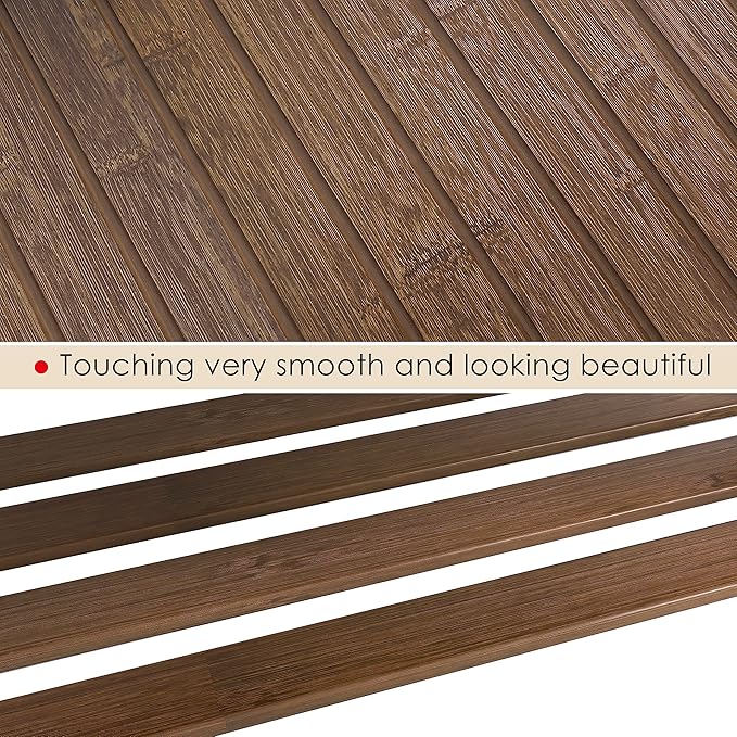 SMIBUY Bamboo Shoe Rack Bench, 3-Tier Shoe Organizer Storage Shelf - Image 7