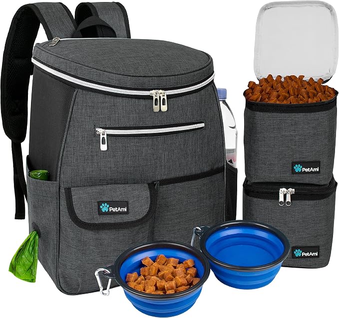 PetAmi Dog Travel Bag Backpack, Airline Approved Dog Bags by PetAmi